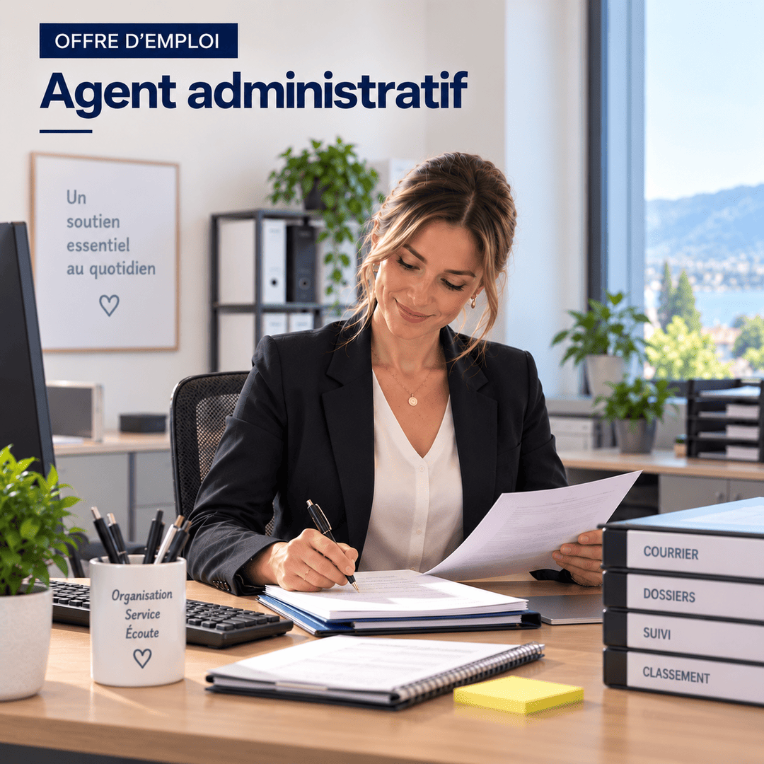 Salaire d’un agent administratif en Suisse